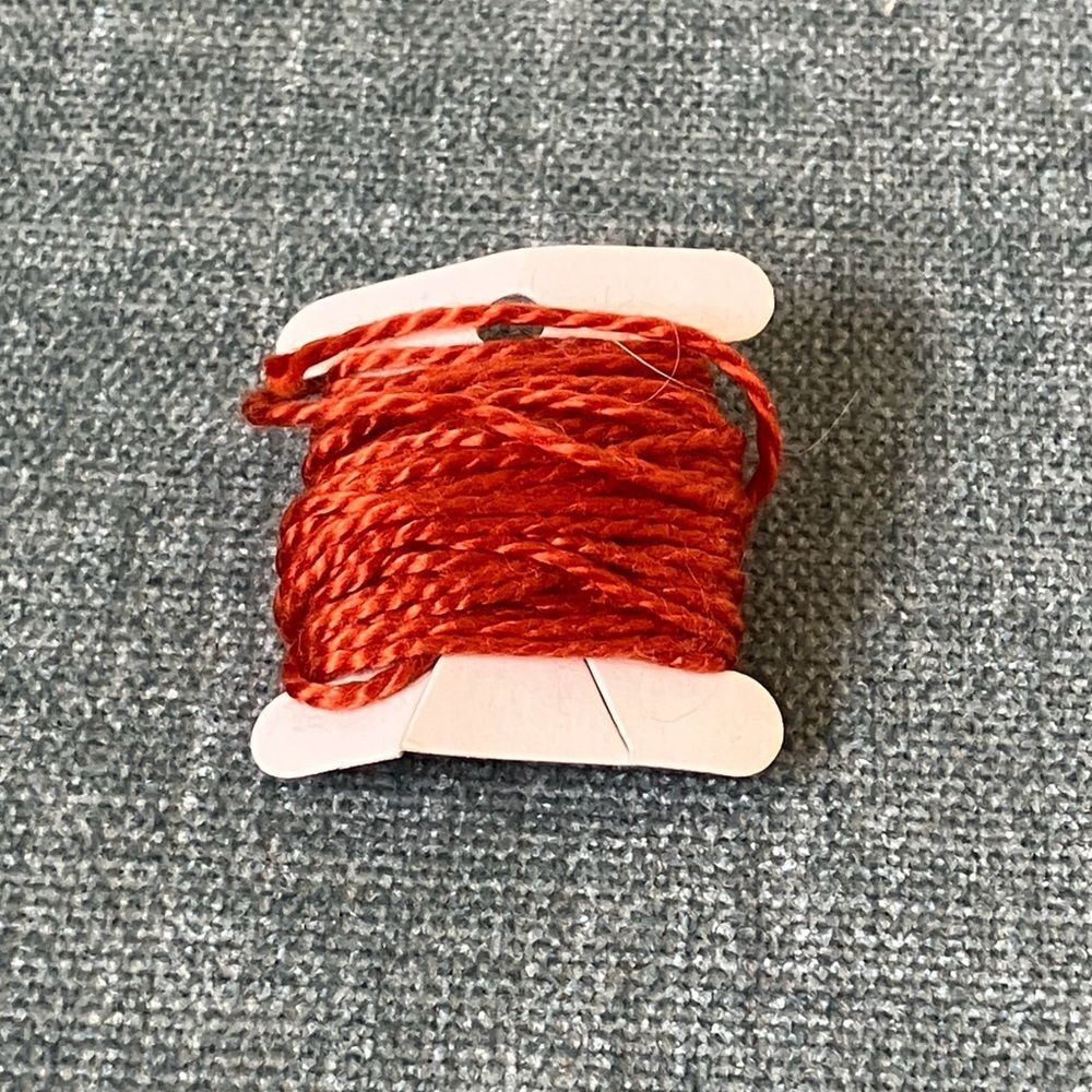 Orange Needlepoint Thread Yarn